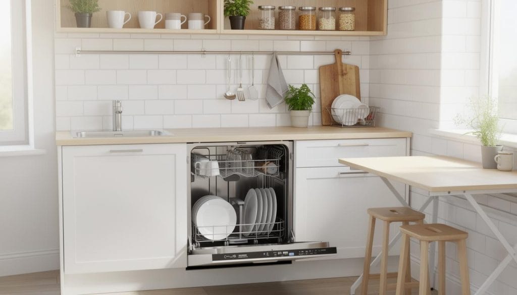 Astuces pour aménager un petit espace de cuisine : les mini lave-vaisselle à adopter